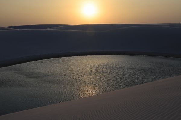 １２月のワンショット【白砂丘の絶景】